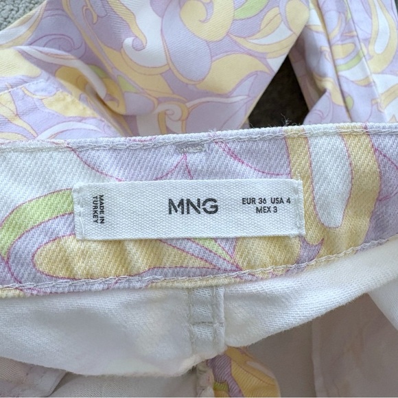 MNG Mango Printed Wideleg Jeans - Picture 5 of 12